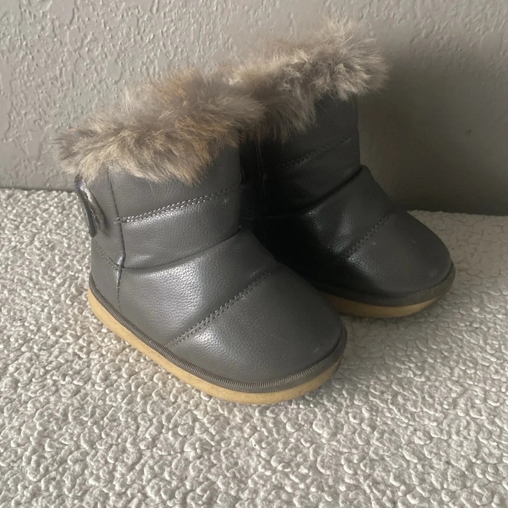 KVbabby Toddler boots Kids Snow Boots Girl's Warm Winter Boots